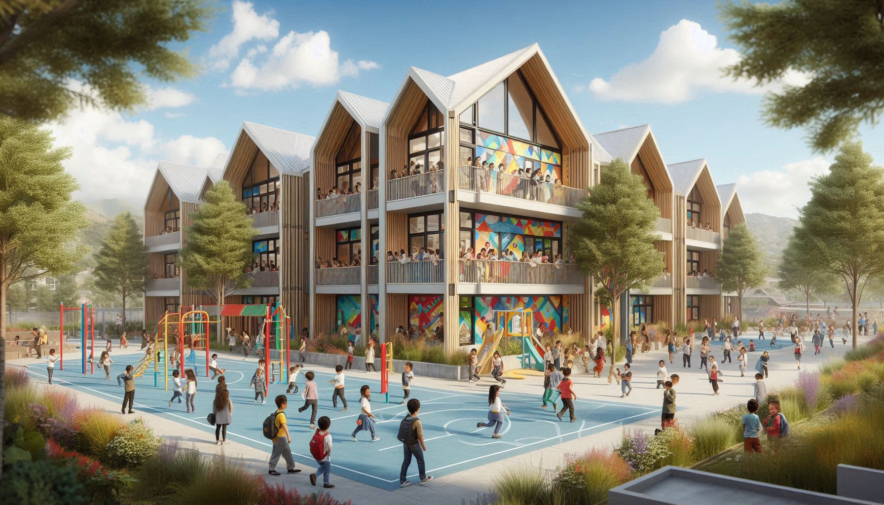 Earthquake-Resistant School Campus